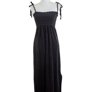 Vintage Y2K Juicy Couture Smocked Terry Maxi Dress